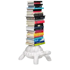 Turtle Carry Bookcase libreria autoportante di Qeeboo BIANCO