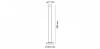 Stylos lampada da terra di Flos argento - foto 1