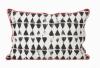 Worn Triangle bianco e nero 60 x 40 cuscino Ferm Living