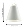 Above lampada a sospensione di Louis Poulsen