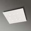 Isi Q9 lampada da soffitto quadrata di Icone bianco