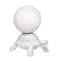 Turtle Carry lamp lampada da terra di Qeeboo ricaricabile BIANCO