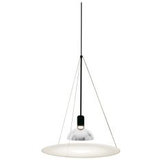 Frisbi lampada a sospensione di Flos cromo lucido