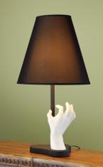 Mano lampada da tavolo di Fontana Arte dimmer