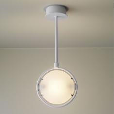 Nobi lampada a soffitto Fontana Arte nichel satinato
