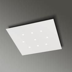 Isi Q9 lampada da soffitto quadrata di Icone bianco