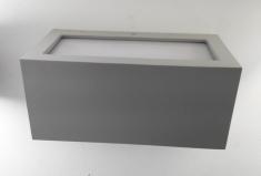 Midna lampada da parete di Ares grigio chiaro Led monemissione