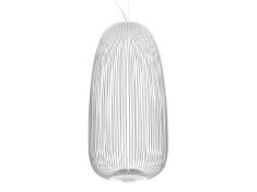 Spokes 1 lampada a sospensione di Foscarini Led On/Off bianco