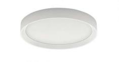 Tara R lampada a soffitto di Linea Light versione tonda colore bianco