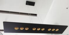 Confort 10SR lamapada a sospensione di Icone NERO/FOGLIA ORO