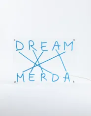 Dream pannello in plexiglass con scritta luce a Led di Seletti