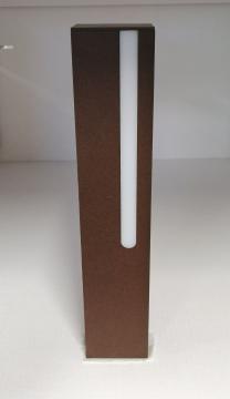 Stick  1 led 2,5 W lampada da esterno di Linea Light H 35 cm corten