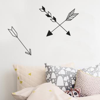 Arrow Wallsticker adesivi a parete di Ferm Living nero   