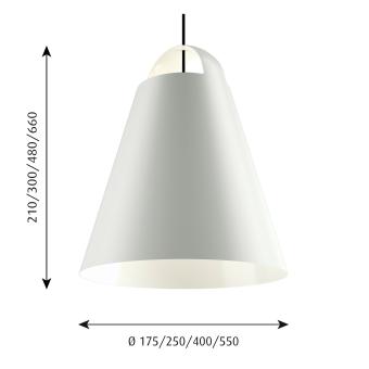 Above lampada a sospensione di Louis Poulsen