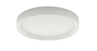 Tara R lampada a soffitto di Linea Light versione tonda colore bianco