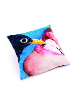 Crow Cushions toiletpaper cuscino di Seletti in poliestere