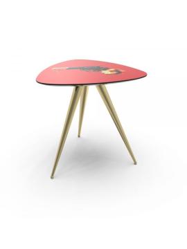 Side table Revolver tavolino di Seletti 57 cm legno e metallo