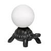 Turtle Carry lamp lampada da terra di Qeeboo ricaricabile NERO