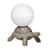 Turtle Carry lamp lampada da terra di Qeeboo ricaricabile GRIGIO TORTORA