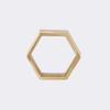 Hexagon Napkin Rings set di 4 portatovaglioli Ferm Living