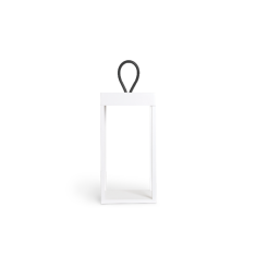 Diogene lampada da tavolo ricaricabile di Marino Crystal bianco H 30 cm