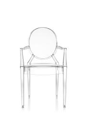 Louis Ghost set 2 sedie Kartell cristallo 4852/B4 Philippe Starck