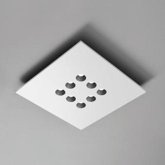 Confort 8Q LED lampada da soffitto di Icone bianco/antracite 2700K