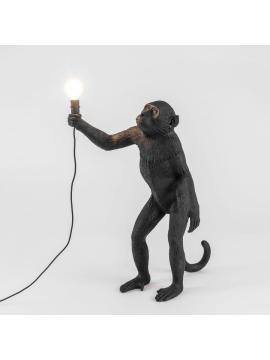 Monkey Lamp standing black outdoor lampada da terra di Seletti